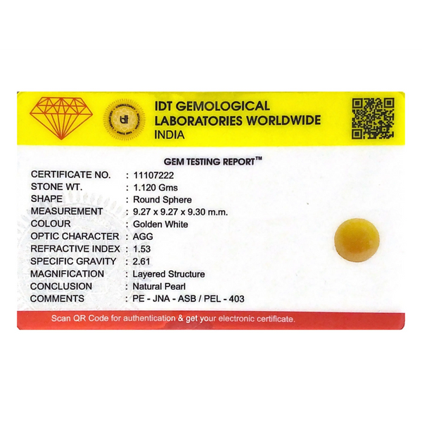 Golden Pearl - 5.6 Carat