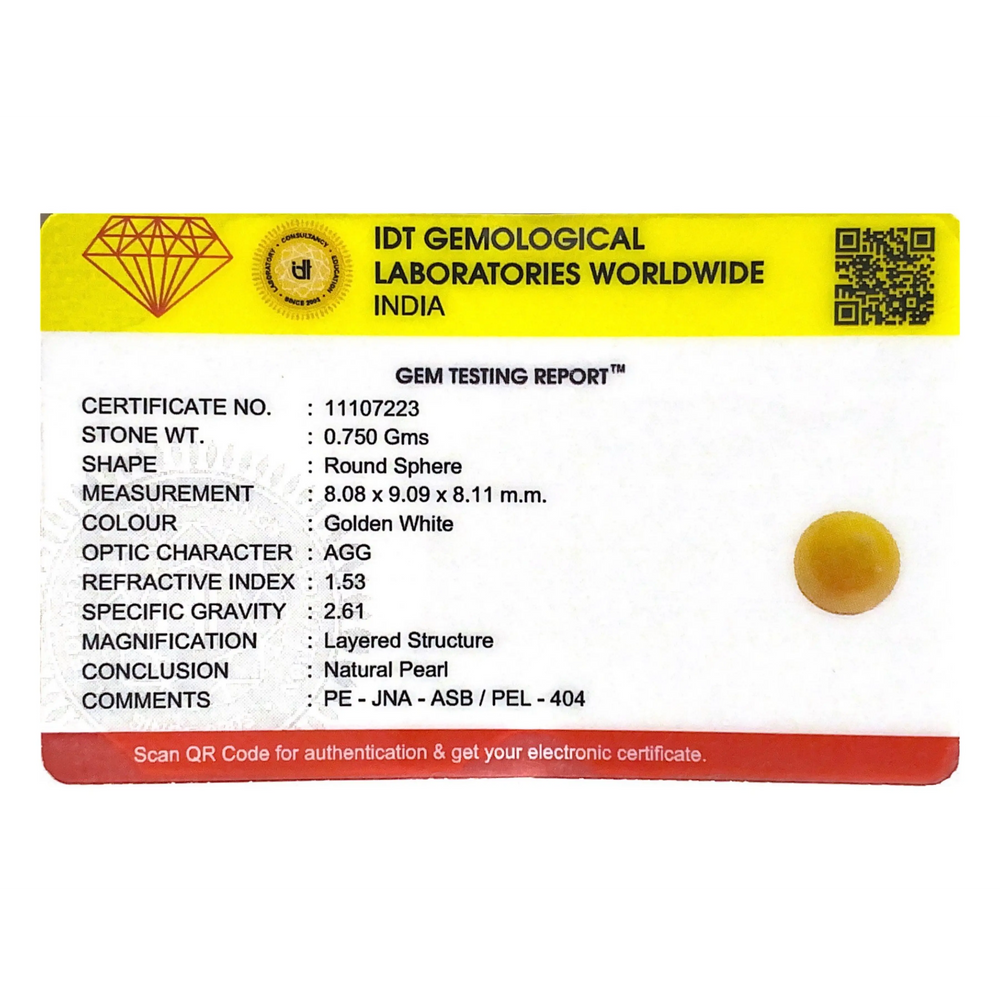Golden Pearl - 3.75 Carat