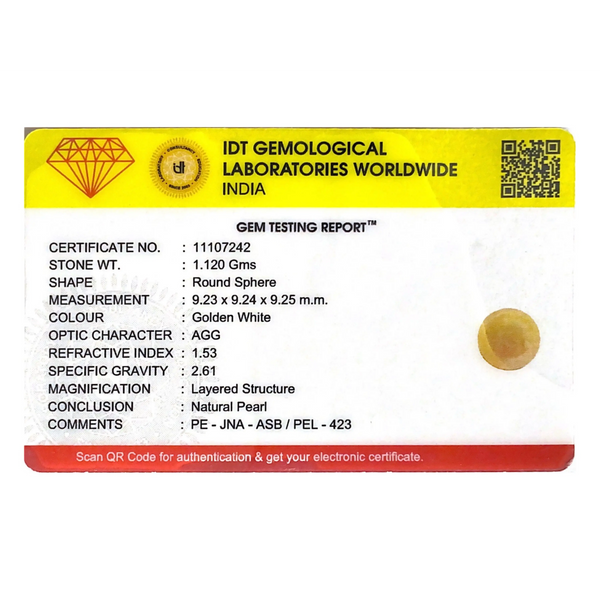 Golden Pearl - 5.6 Carat