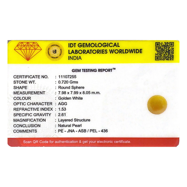 Golden Pearl - 3.6 Carat