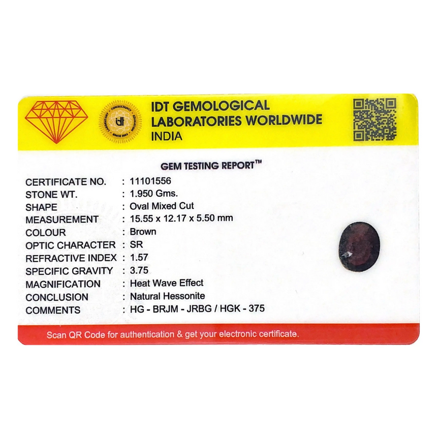Hessonite (Gomed) - 9.75 Carat