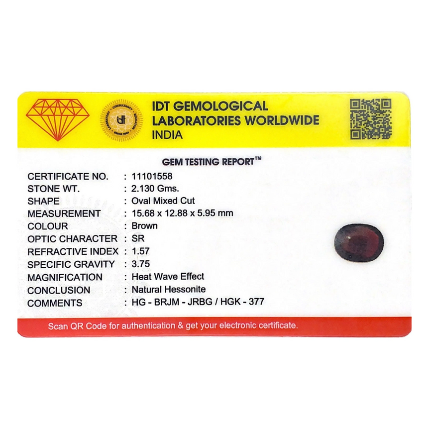 Hessonite (Gomed) - 10.65 Carat
