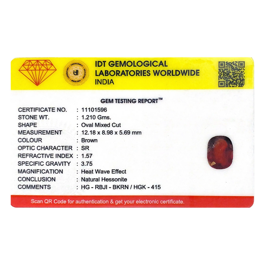 Hessonite (Gomed) - 6.05 Carat