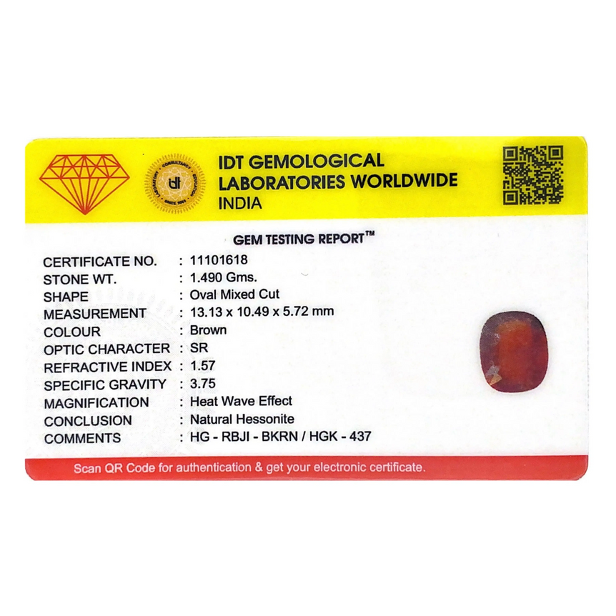 Hessonite (Gomed) - 7.45 Carat