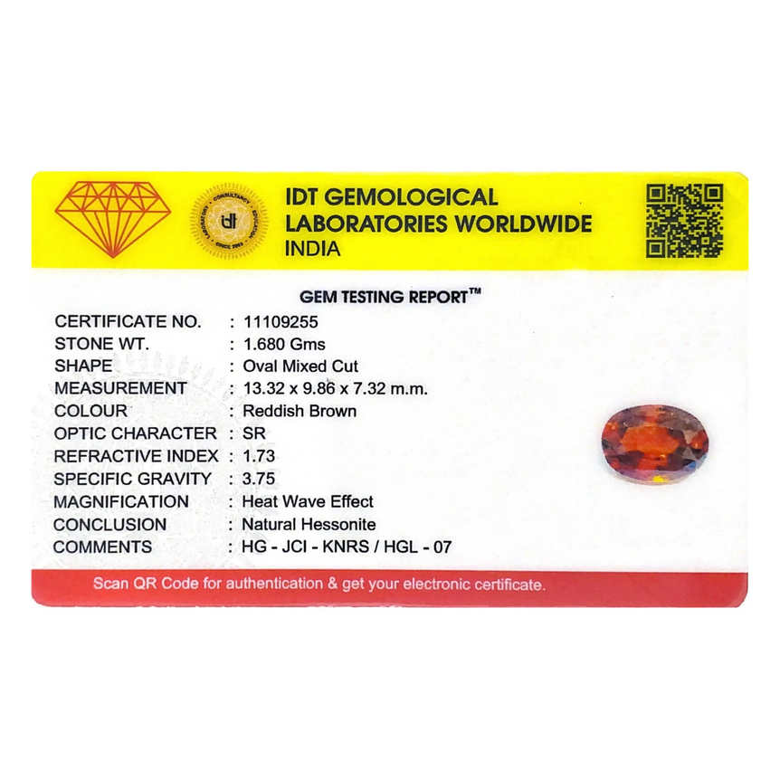 Hessonite (Gomed) - 8.4 Carat