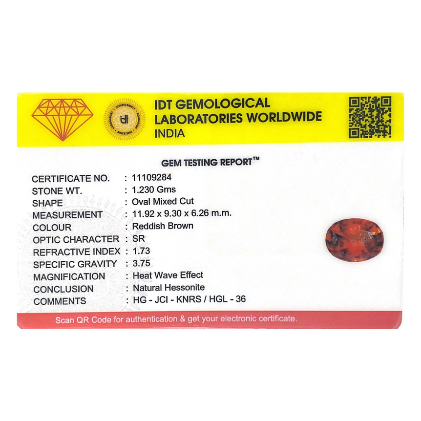 Hessonite (Gomed) - 6.15 Carat