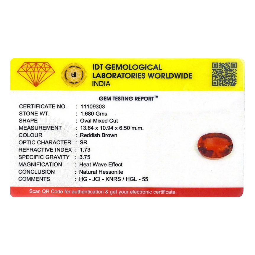 Hessonite (Gomed) - 8.4 Carat