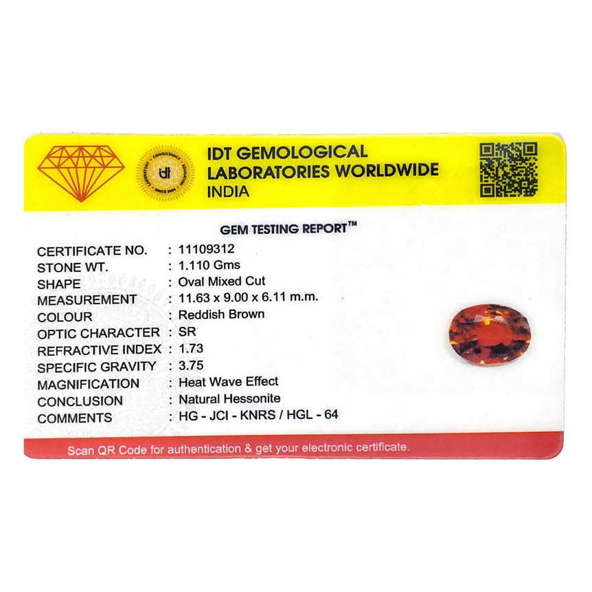 Hessonite (Gomed) - 5.55 Carat