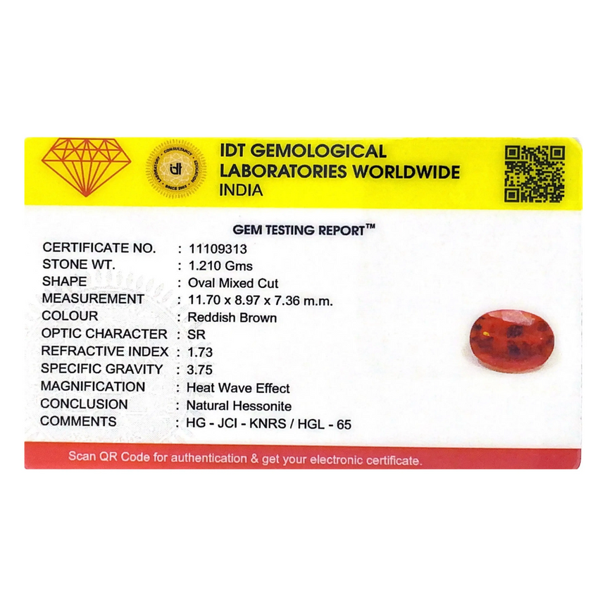 Hessonite (Gomed) - 6.05 Carat