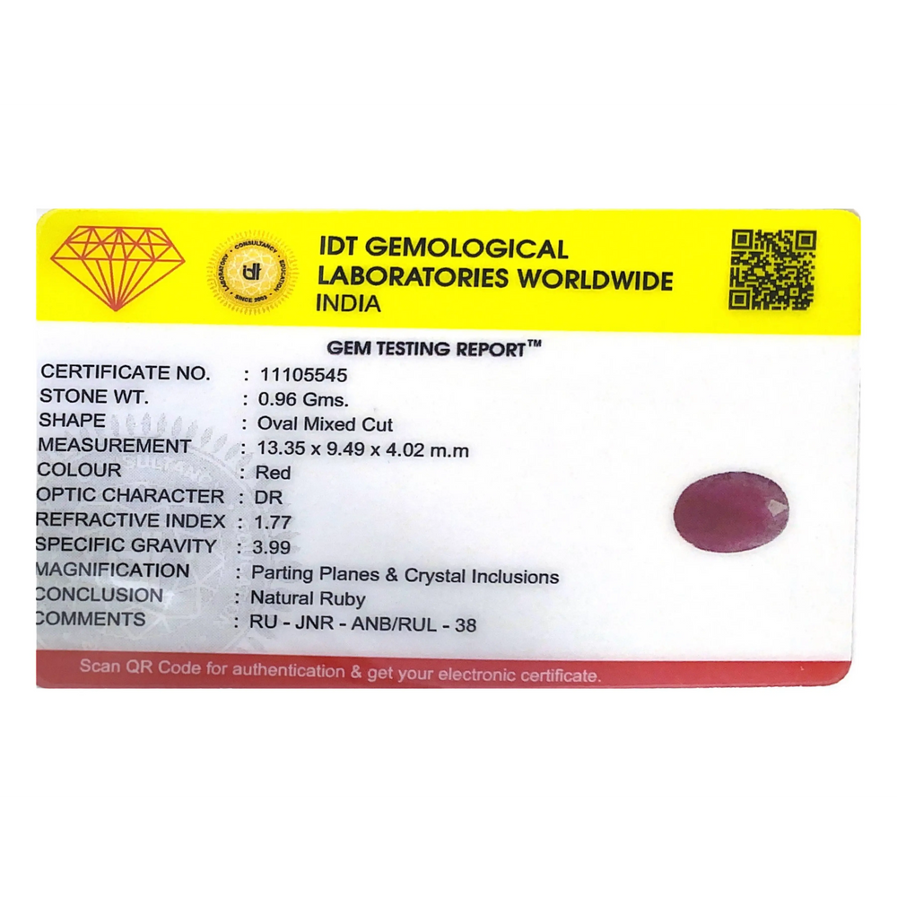 Indian Ruby - 4.8 Carat