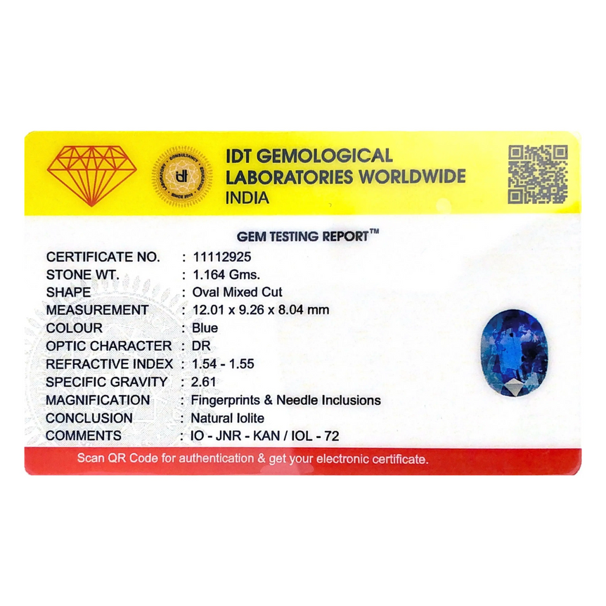 Iolite (Neeli) - 5.82 Carat