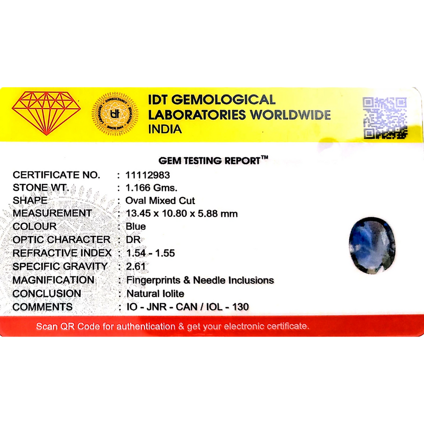 Iolite (Neeli) - 5.83 Carat