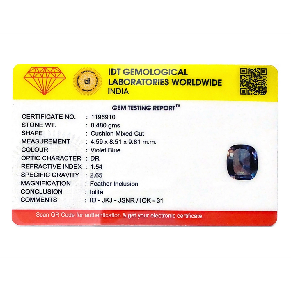 Iolite (Neeli)- 2.4 Carat