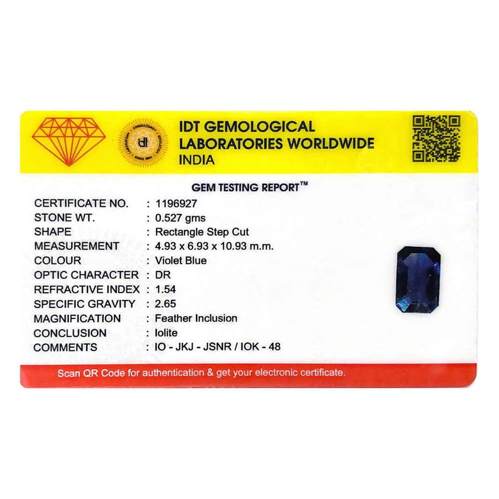 Iolite (Neeli)- 2.64 Carat