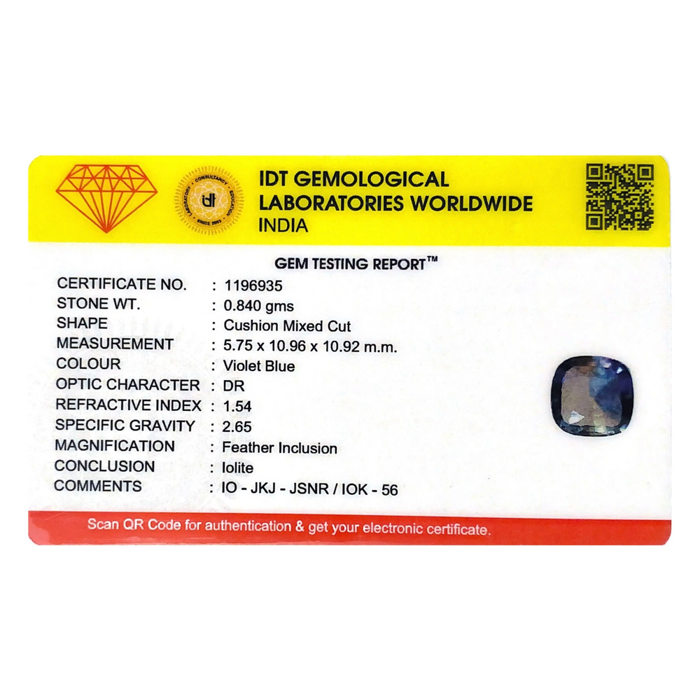 Iolite (Neeli)- 4.2 Carat