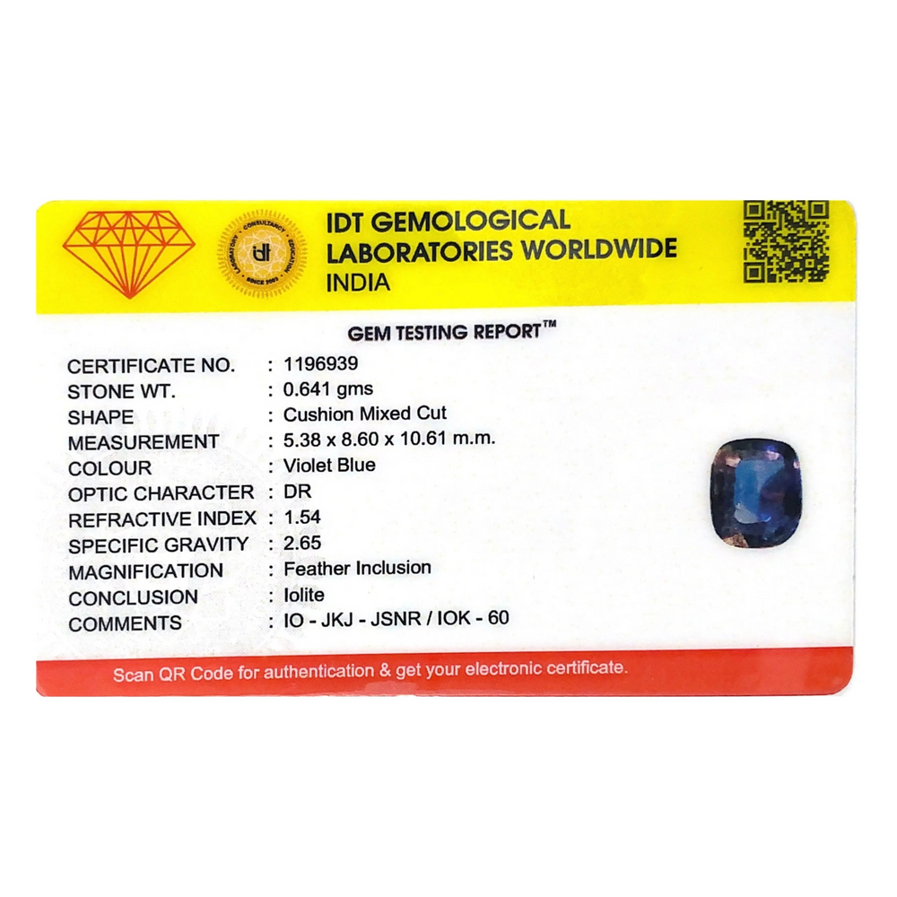 Iolite (Neeli)- 3.21 Carat