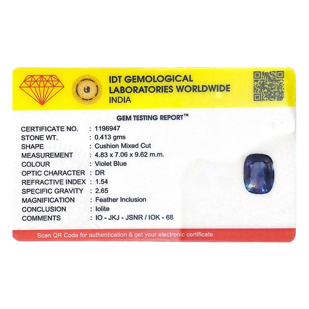 Iolite (Neeli)- 2.07 Carat