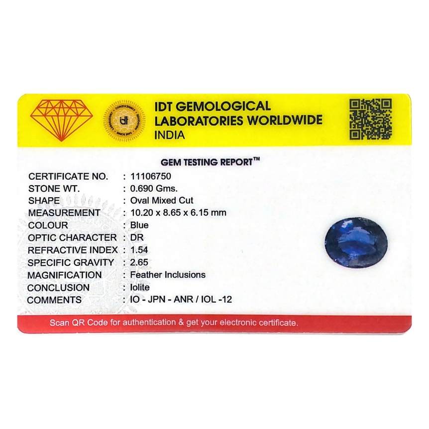 Iolite (Neeli) - 3.45 Carat