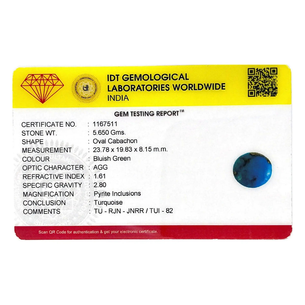 Irani Firoza - 28.25 Carat - Pramogh