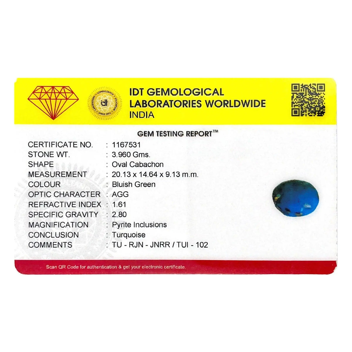 Irani Firoza - 19.8 Carat - Pramogh