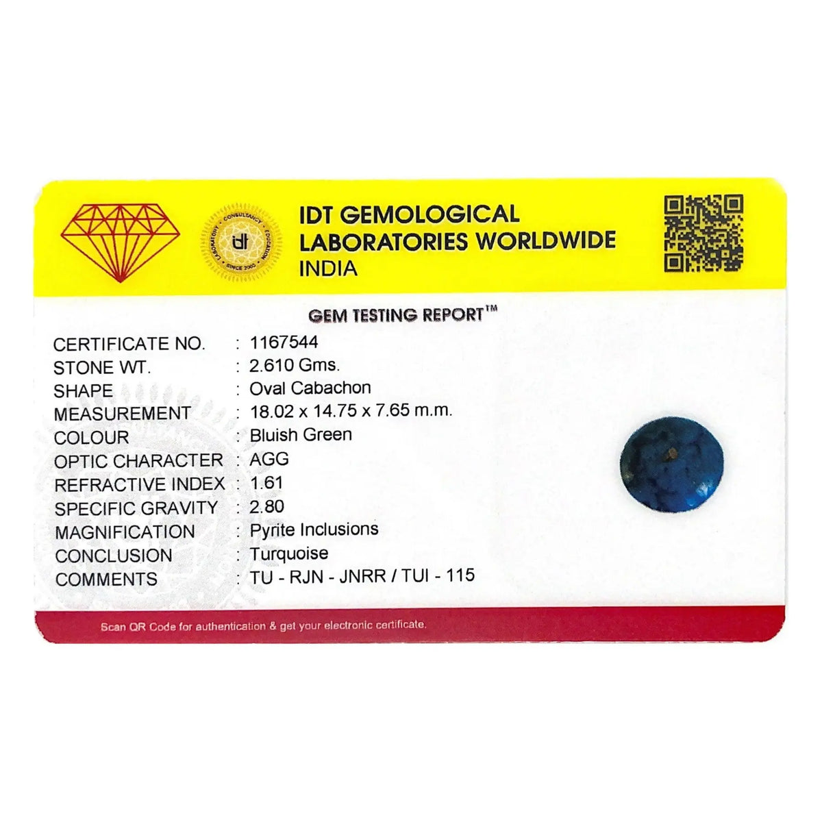 Irani Firoza - 13.05 Carat - Pramogh