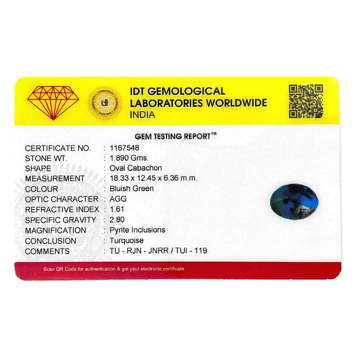 Irani Firoza - 9.45 Carat - Pramogh