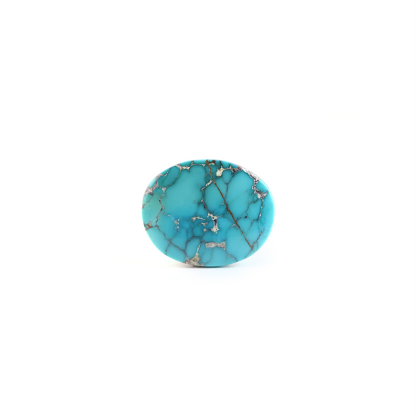 Nishapuri Irani Firoza - 24.85 Carat - Pramogh