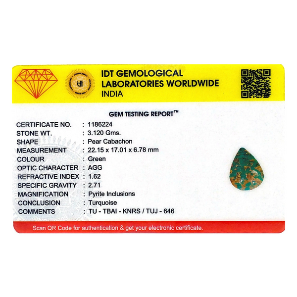 Irani Firoza - 15.6 Carat