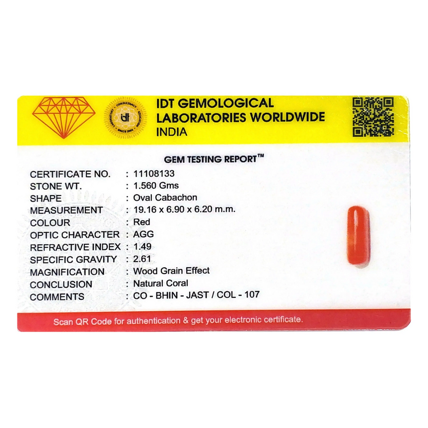 Red Coral - 7.8 Carat