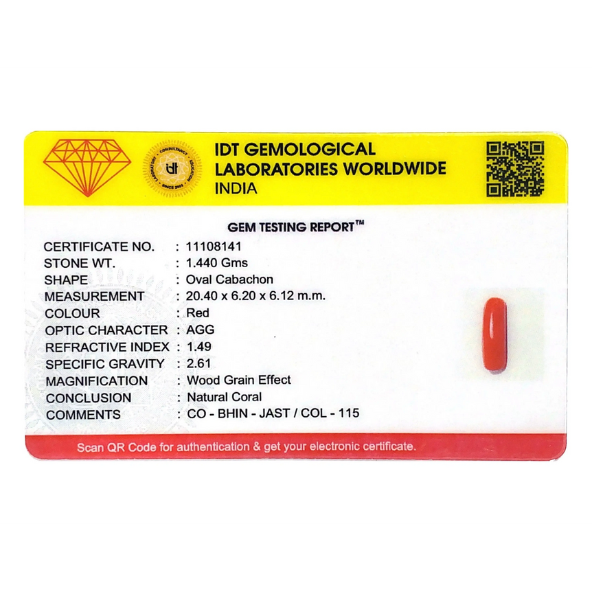 Red Coral - 7.2 Carat