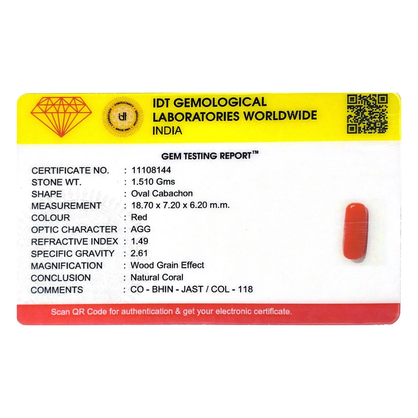 Red Coral - 7.55 Carat