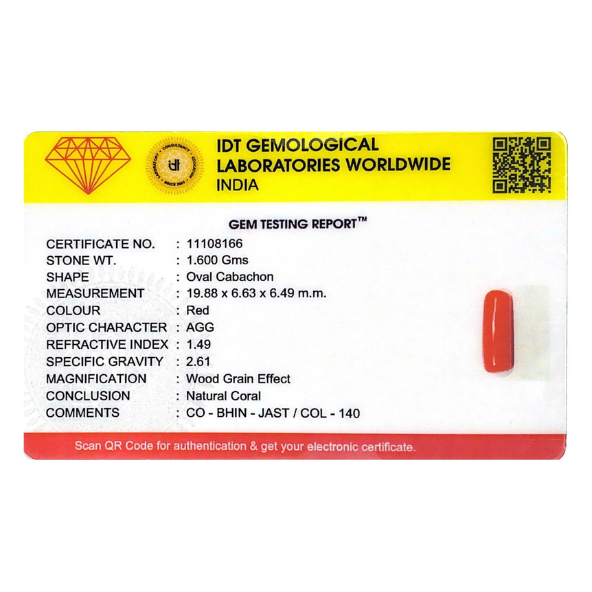 Red Coral - 8 Carat