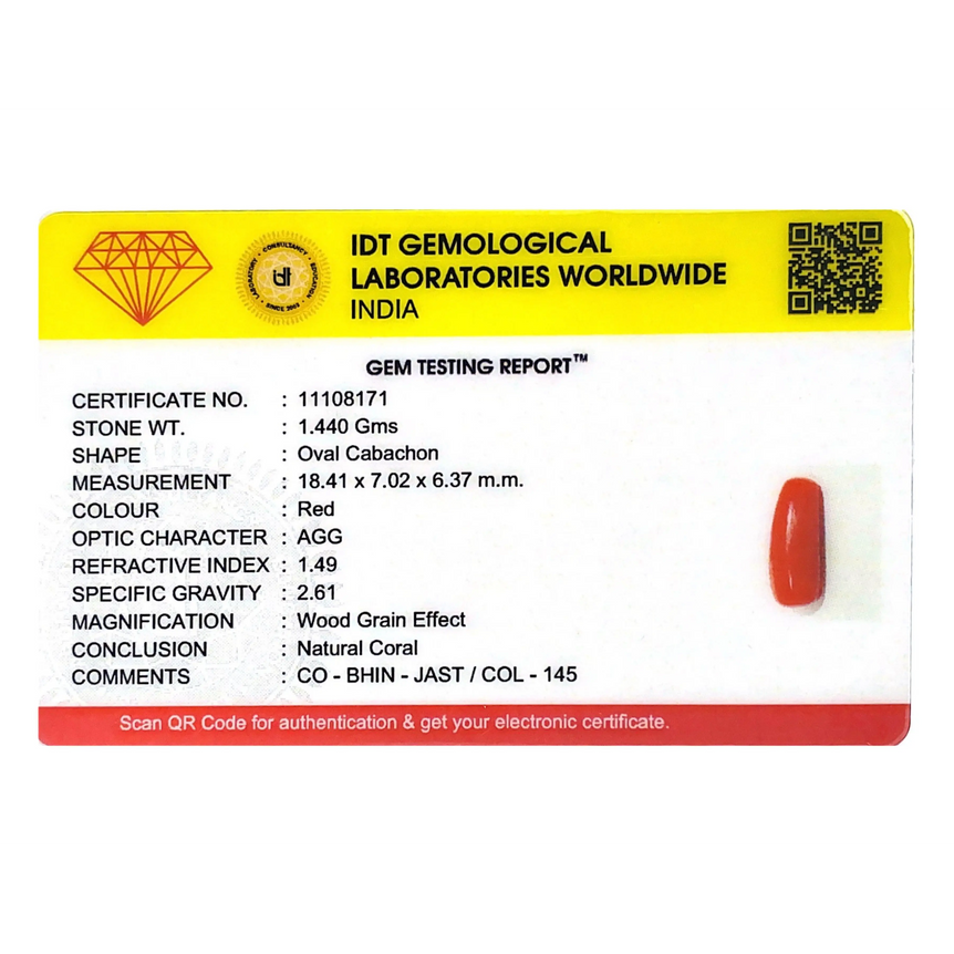 Red Coral - 7.2 Carat