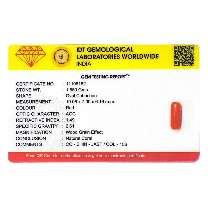 Red Coral - 7.75 Carat