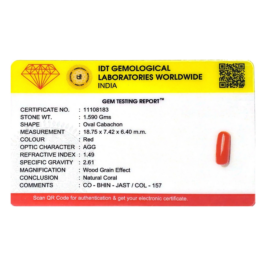Red Coral - 7.95 Carat