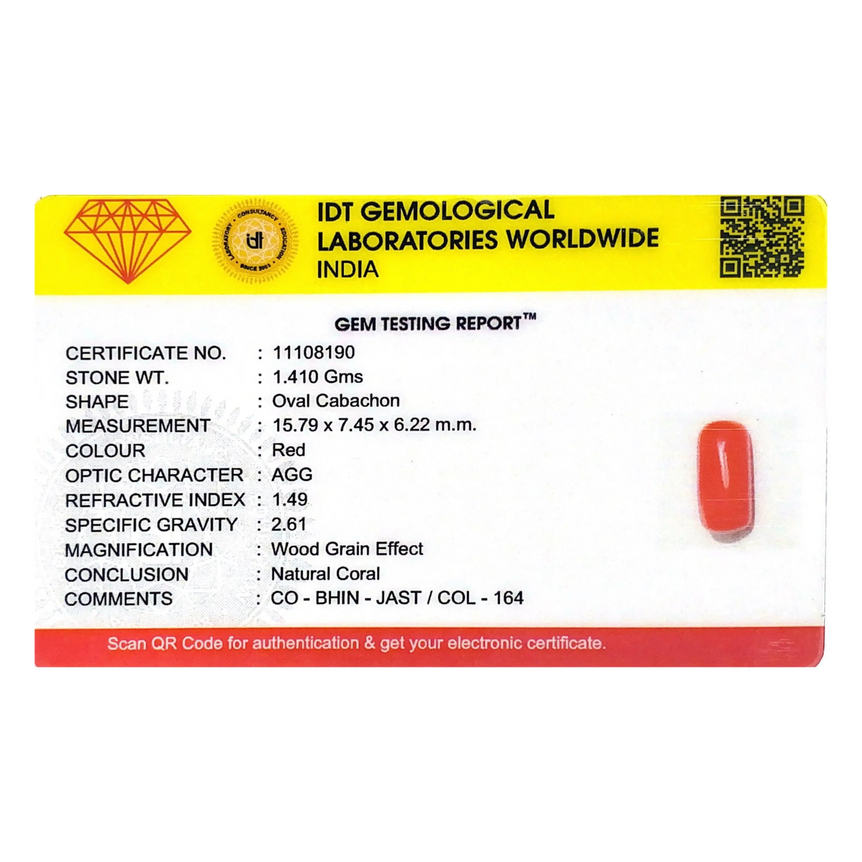 Red Coral - 7.05 Carat
