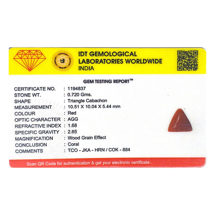 Red Coral - 3.6 Carat