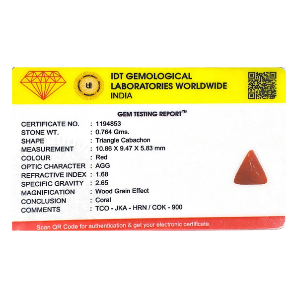 Red Coral - 3.82 Carat