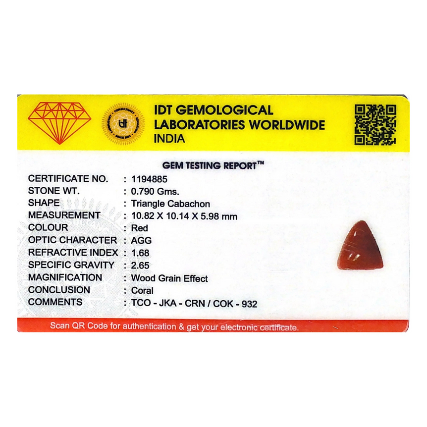 Red Coral - 3.95 Carat