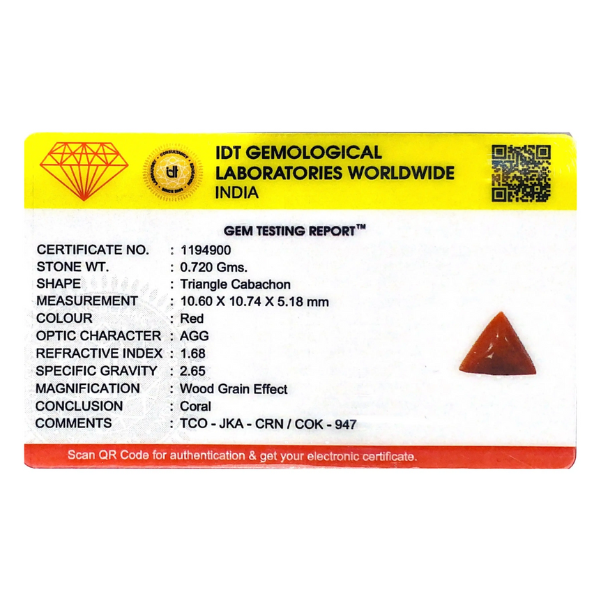 Red Coral - 3.6 Carat