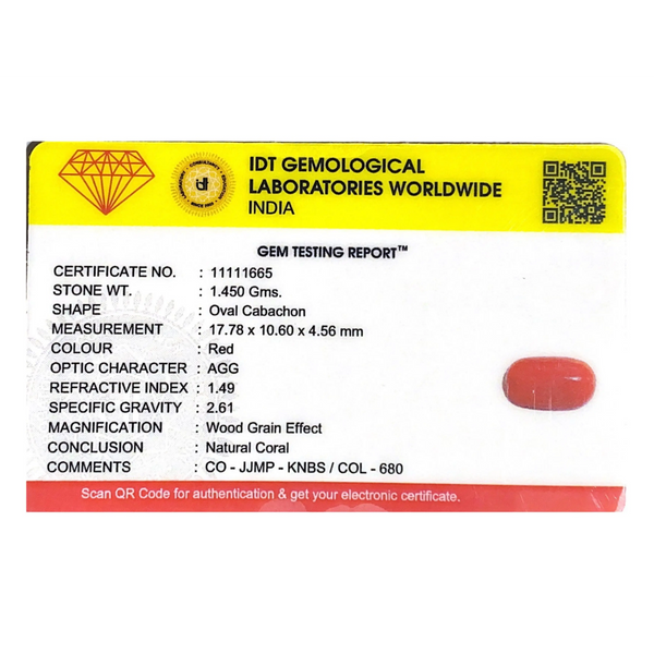 Red Coral - 7.25 Carat