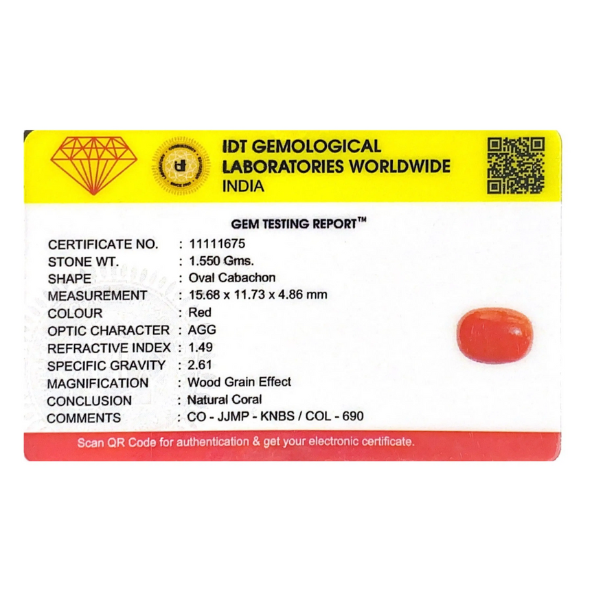 Red Coral - 7.75 Carat