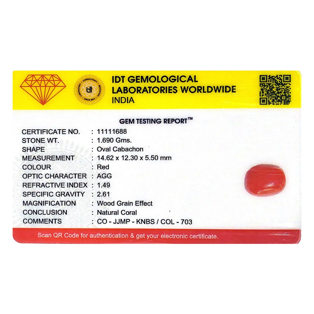 Red Coral - 8.45 Carat