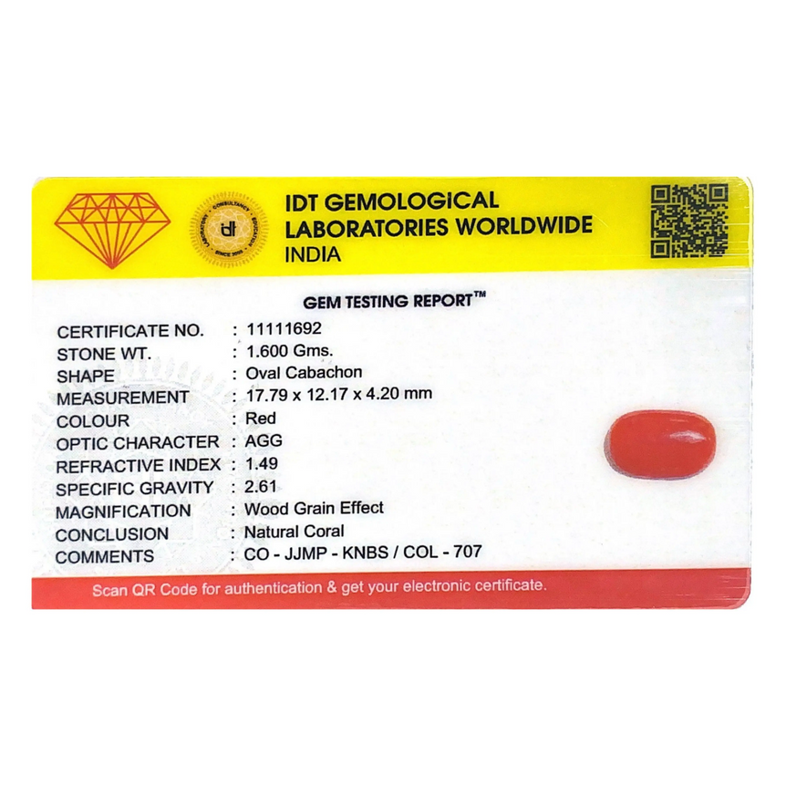 Red Coral - 8 Carat