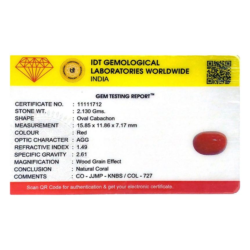 Red Coral - 10.65 Carat