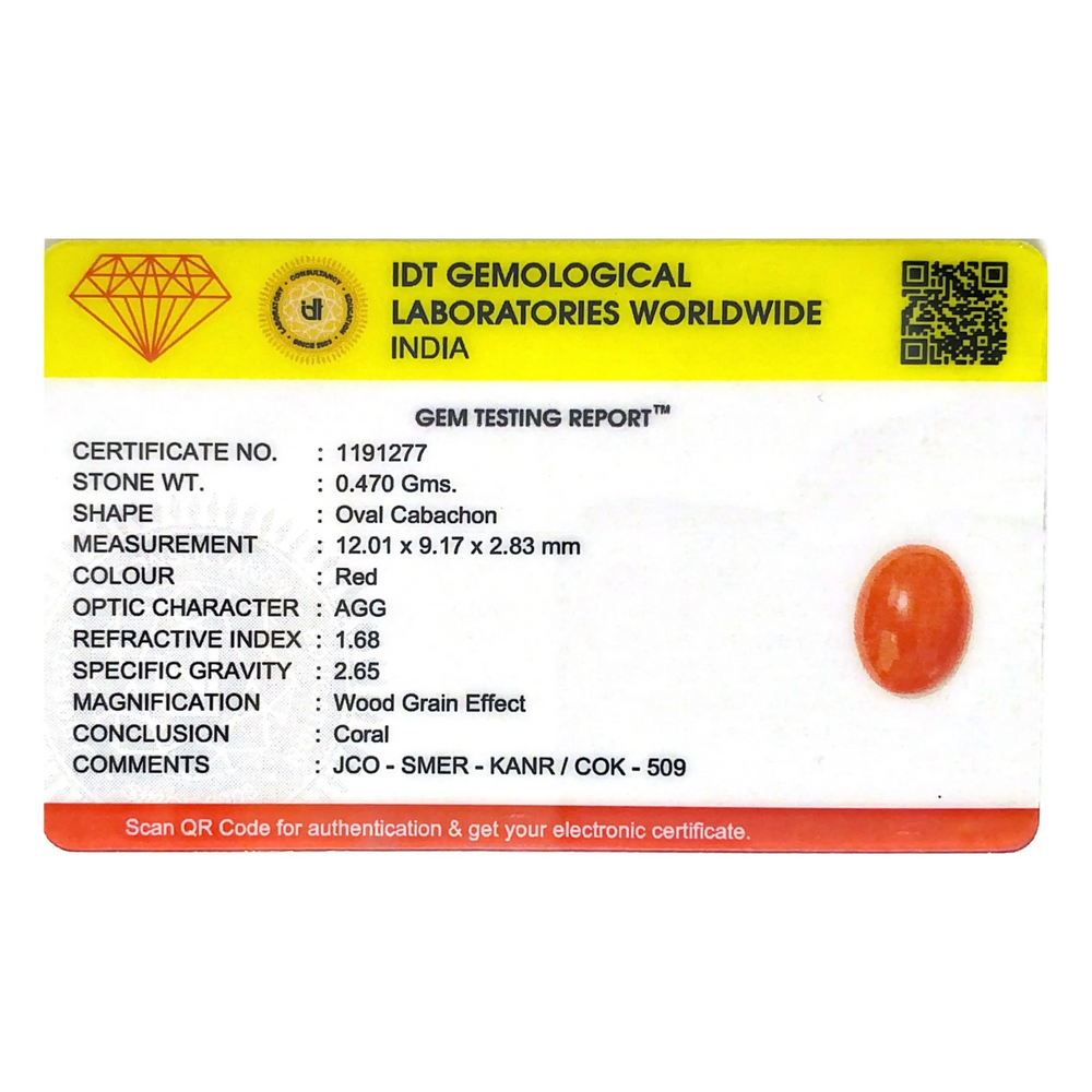 Japanese Red Coral - 2.35 Carat