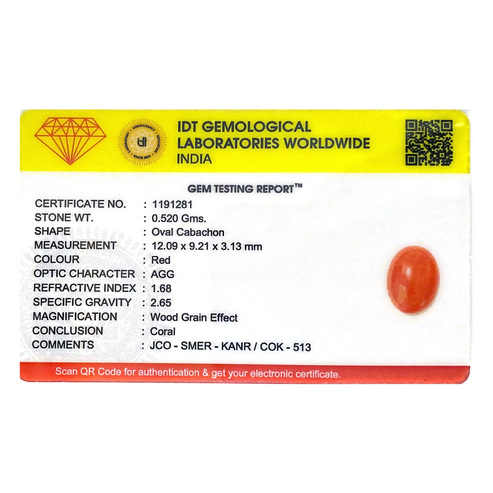 Japanese Red Coral - 2.6 Carat