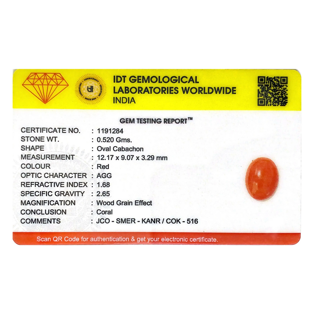 Japanese Red Coral - 2.6 Carat