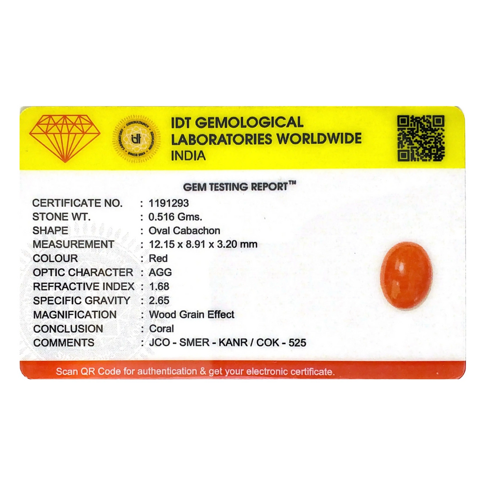 Japanese Red Coral - 2.58 Carat