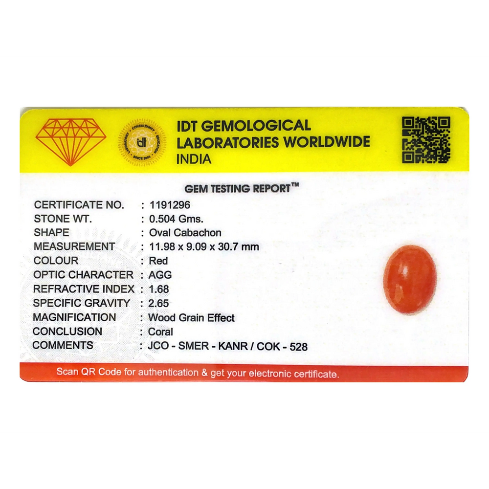 Japanese Red Coral - 2.52 Carat